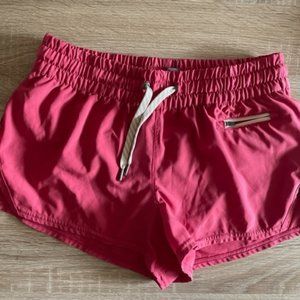 Dark Pink Vuori Women's Running Workout Shorts Size Small